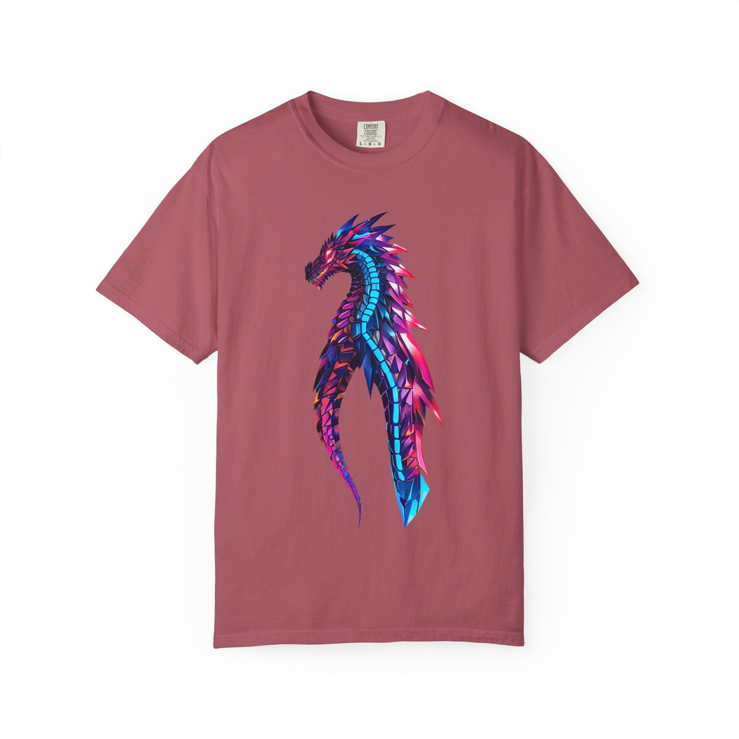 Vibrant Dragon Graphic T-Shirt, Unisex Tee, Fantasy Apparel, Gift for Dragon Lovers, Colorful Statement Top