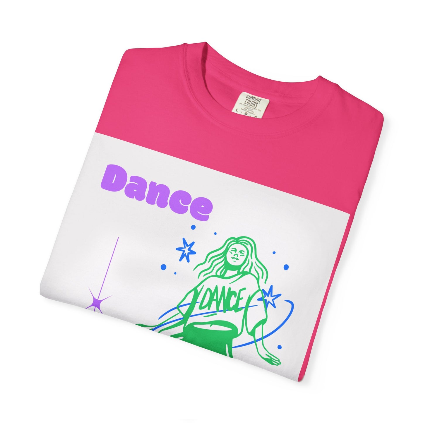 Dance It Out T-Shirt — Retro Neon Dance Graphic Tee