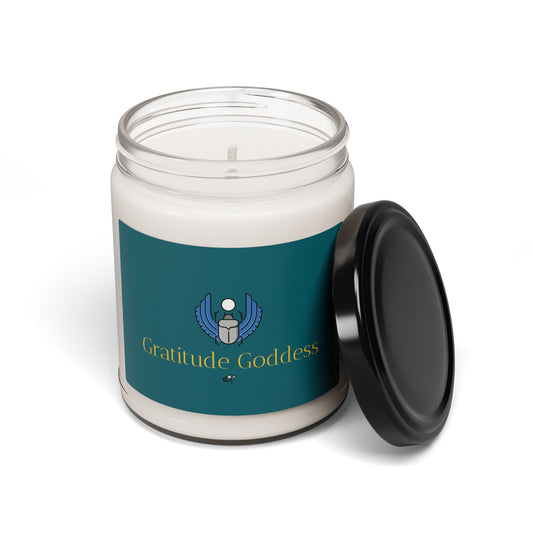 Egyptian Gratitude Goddess Scented Soy Candle – 9oz Aromatherapy Jar