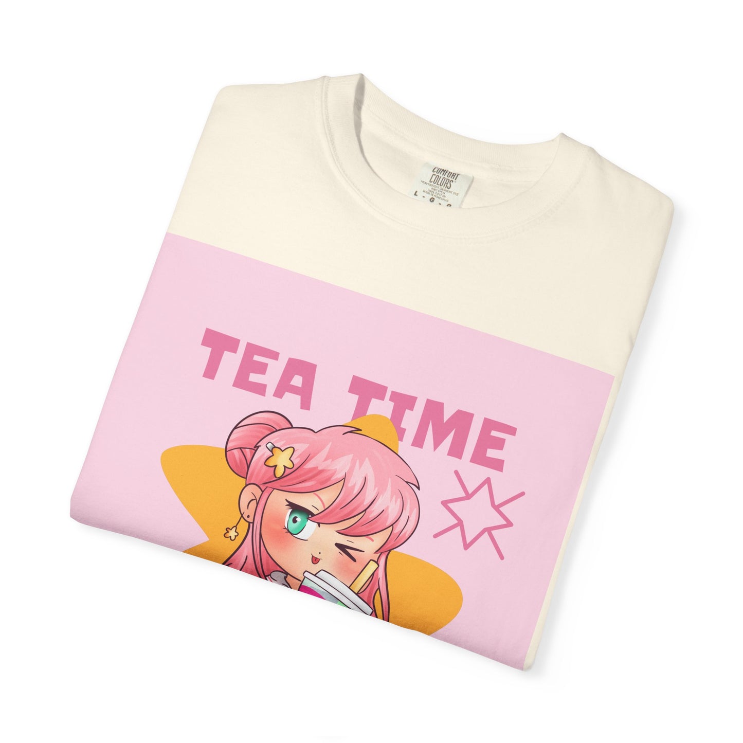 BobbaTea Time Cute Kawaii Anime Girl T-Shirt