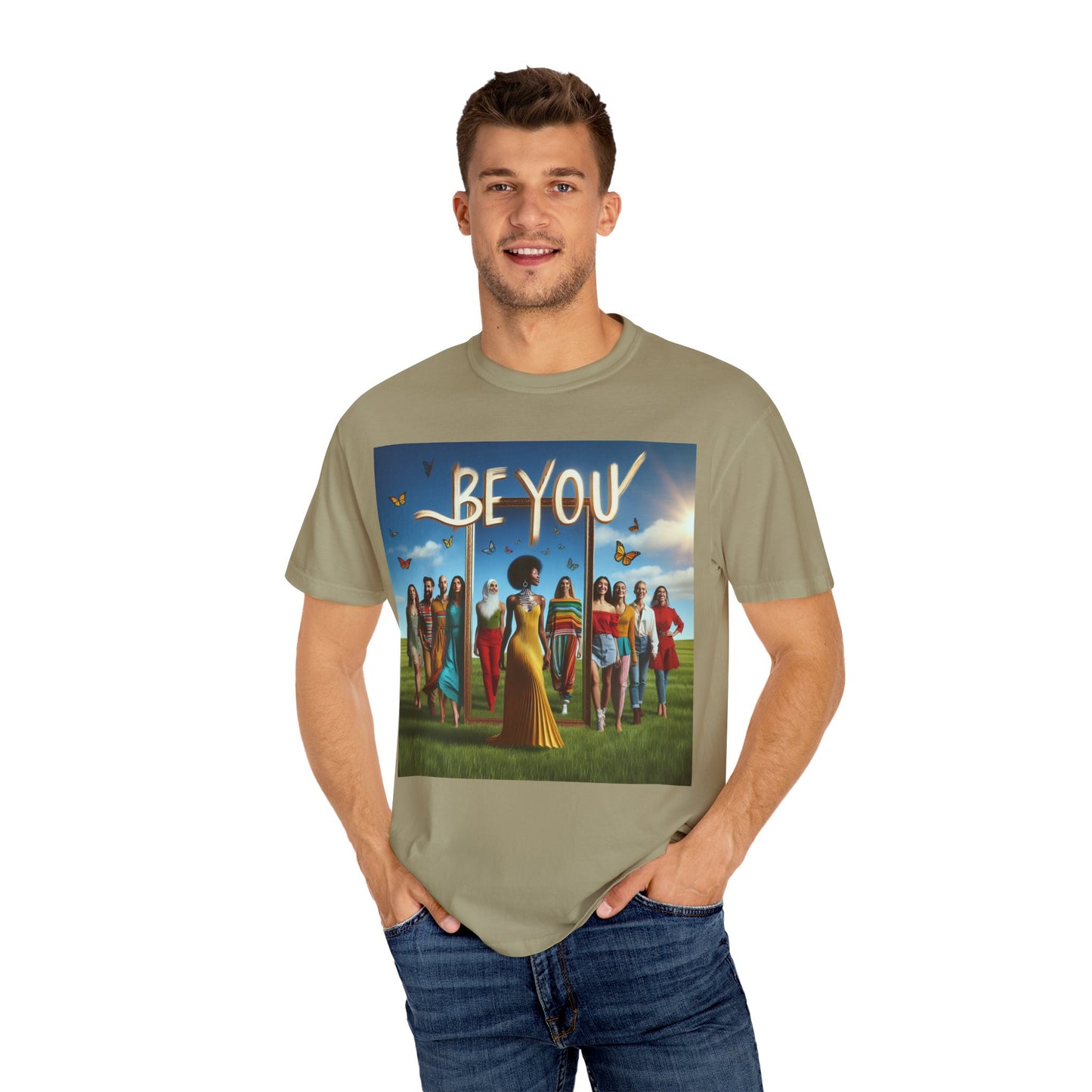 Empowering Graphic Tee, Be You T-Shirt, Unisex Casual Wear, Affirmation Apparel, Inspirational Gift, Unique Fashion Statement