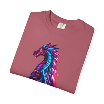 Vibrant Dragon Graphic T-Shirt, Unisex Tee, Fantasy Apparel, Gift for Dragon Lovers, Colorful Statement Top
