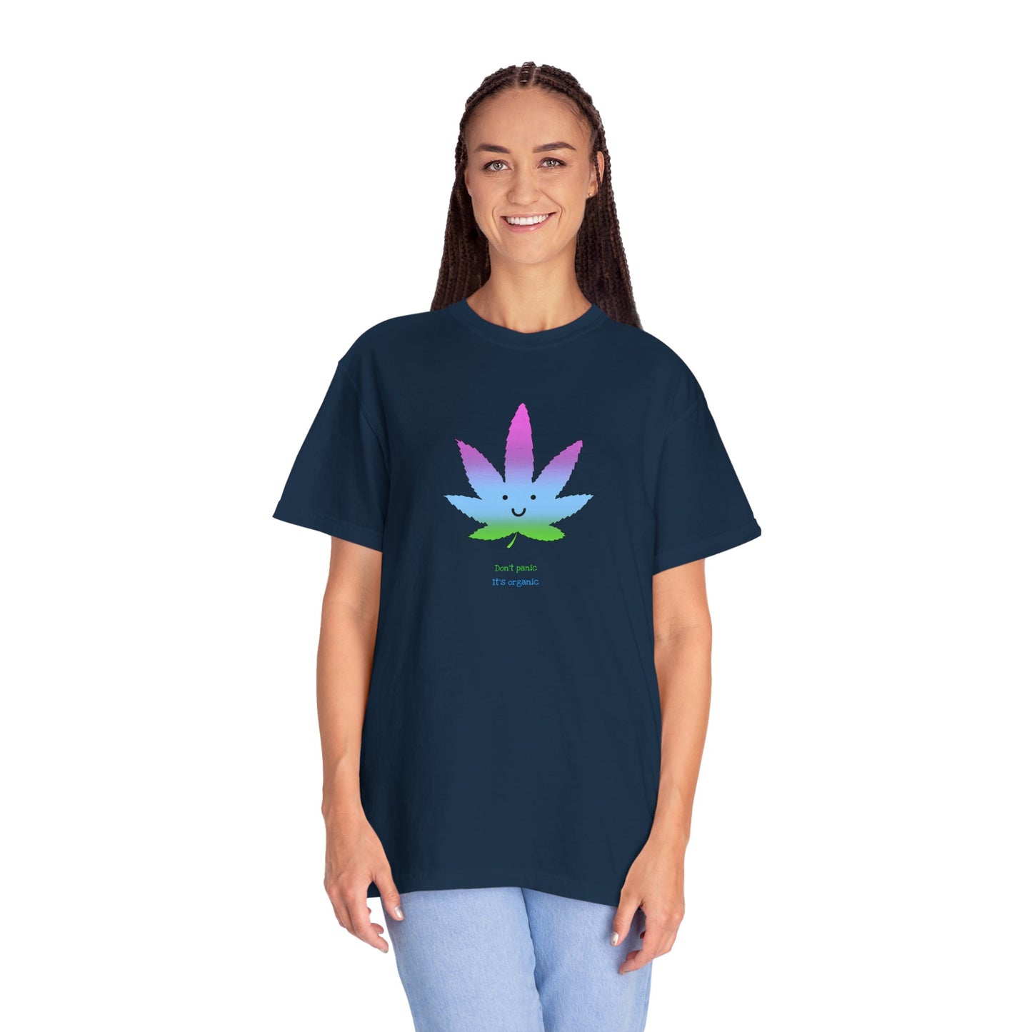 Happy Pastel Weed Leaf T-Shirt