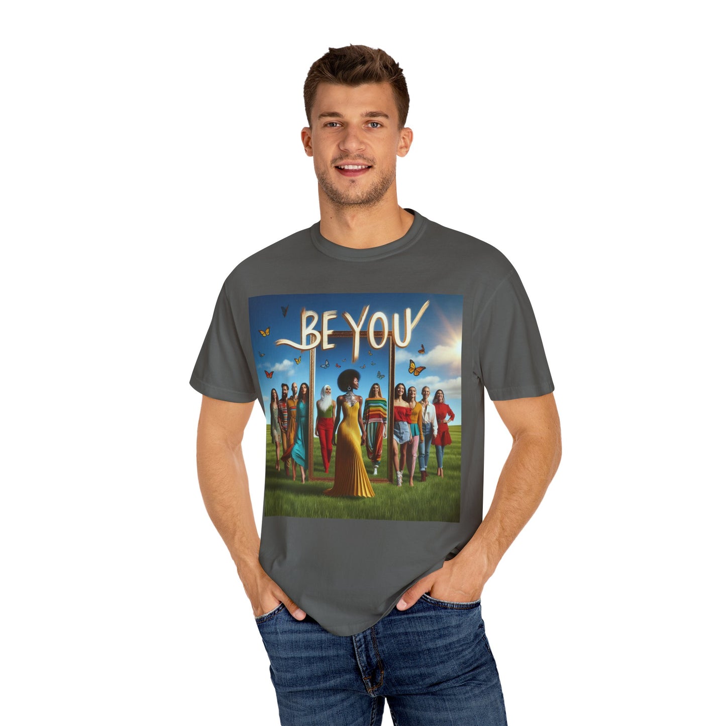 Empowering Graphic Tee, Be You T-Shirt, Unisex Casual Wear, Affirmation Apparel, Inspirational Gift, Unique Fashion Statement
