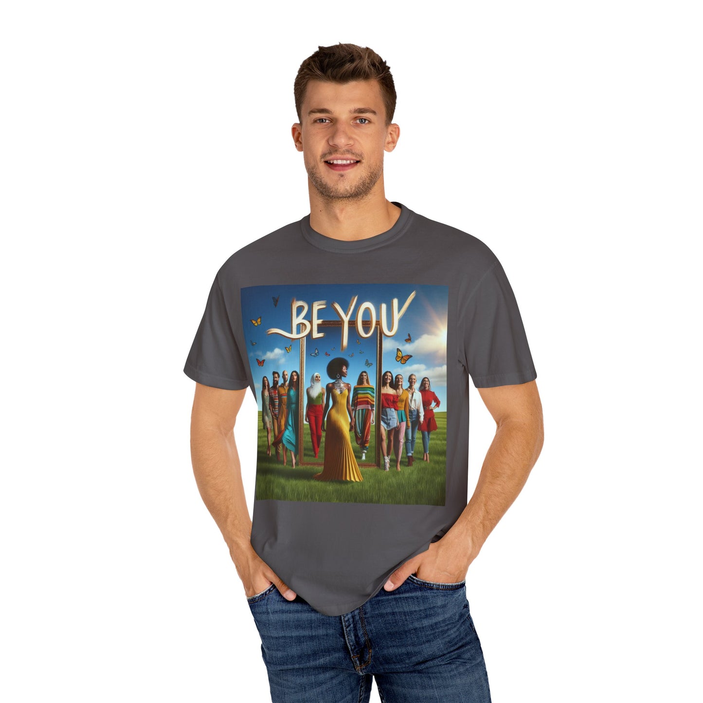 Empowering Graphic Tee, Be You T-Shirt, Unisex Casual Wear, Affirmation Apparel, Inspirational Gift, Unique Fashion Statement
