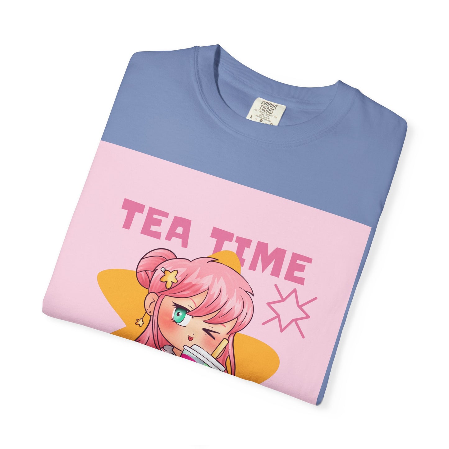 BobbaTea Time Cute Kawaii Anime Girl T-Shirt