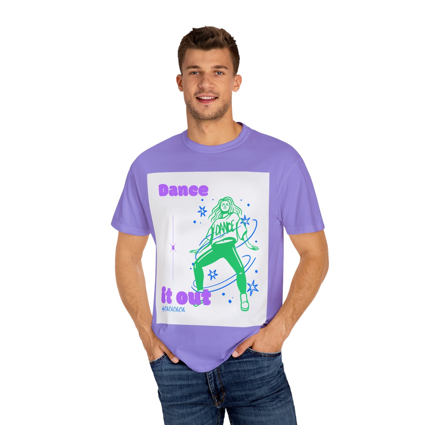 Dance It Out T-Shirt — Retro Neon Dance Graphic Tee